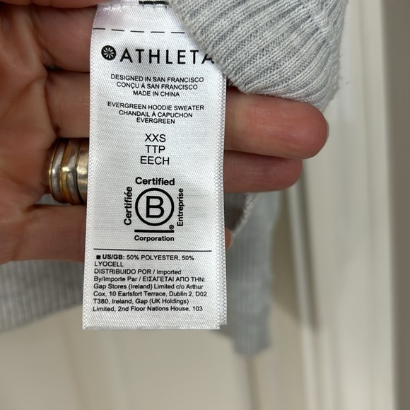 Athleta hooded sweater EUC! - Picture 5 of 7